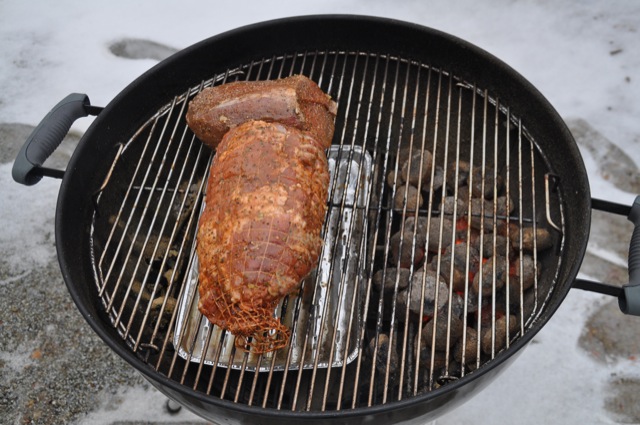 Weihnachtsbraten Vom Grill Schweinebraten Rinderbraten Indirekt Gegart Kerntemperatur Ubersicht