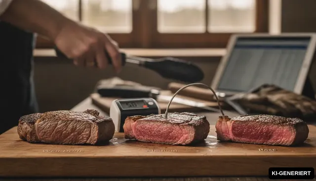 Garstufen bei Fleisch & Steaks: Kerntemperatur für Well Done, Medium, Rare