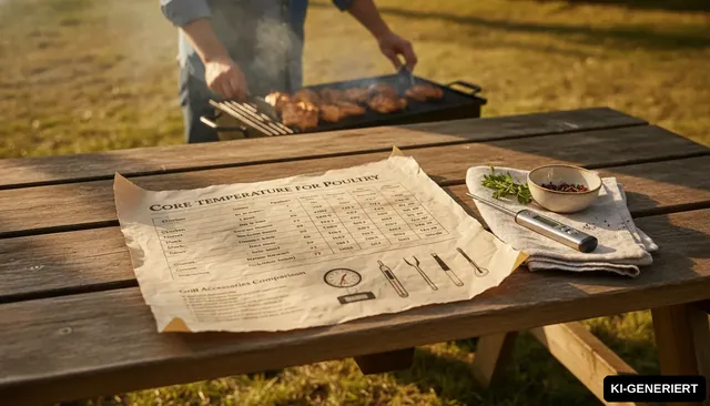 Kerntemperatur für Geflügel - Tabelle & Übersicht für Geflügelfleisch