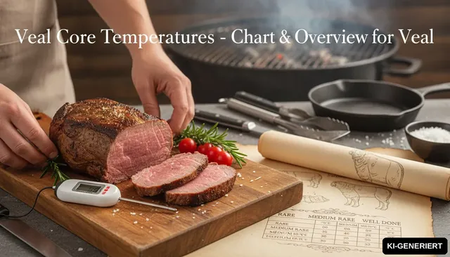 Kerntemperatur Kalb - Tabelle & Übersicht für Kalbsfleisch
