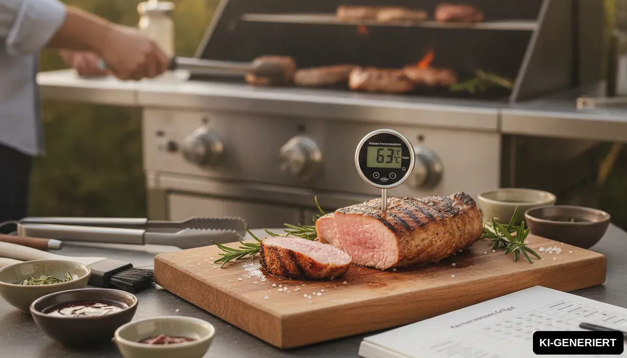 Kerntemperatur Schweinefilet & richtige Zubereitung (KI-generiertes Bild)