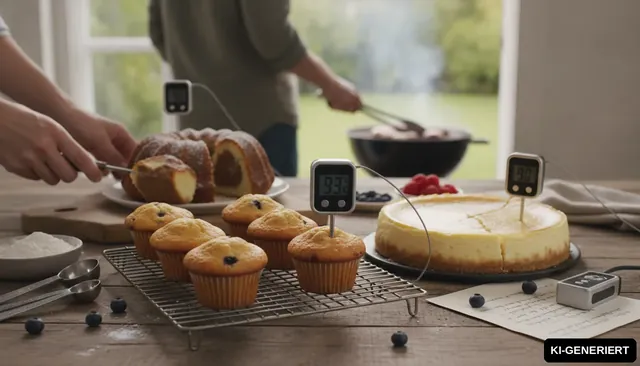 Kuchen Kerntemperatur für Muffins, Käsekochen, Rührkuchen & mehr