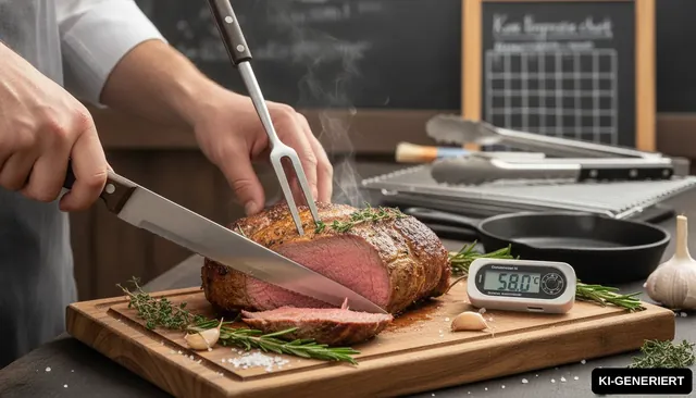 Niedrigtemperatur Garen - Anleitung: Braten sanft bei Niedertemperatur garen